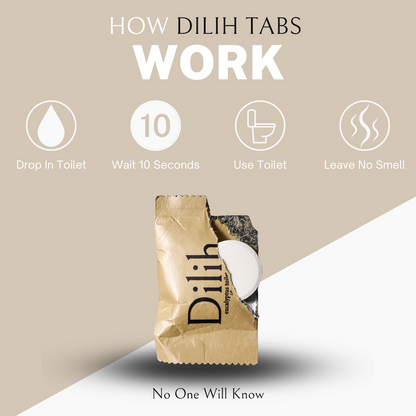 Dilih Toilet Tablets | Bathroom Odor Eliminators